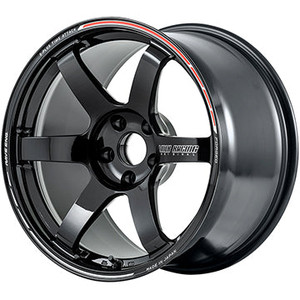 Volk Racing TE37 SAGA S-PLUS TIME ATTACK 5x114.3 18x9.5+39 Black / Redot
