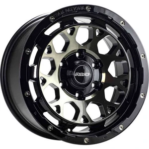 Volk Racing RAYS M9+ 6x139.7 17x8.5+0 Black / Disk Clear Smoke