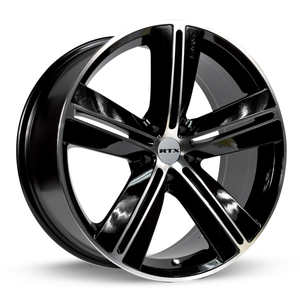 RTX SMS 5x114.3 17x7.5 +40 Black Machined
