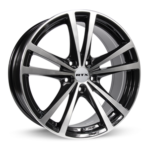 RTX Force 4x100 15x6.5 +42 Black Machined