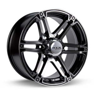 RTX Slate 6x139.7 17x8 +25 Black Machined