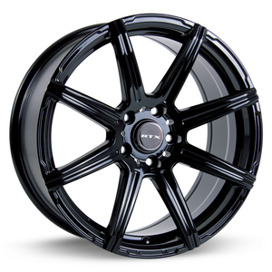 RTX Compass 5x108 18x8 +40 Gloss Black