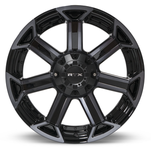 RTX Peak 6x135 18x9 +0 Black Machined Grey
