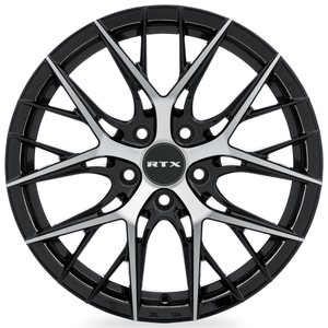 RTX Valkyrie 5x112 17x7.5 +38 Gloss Black Machined