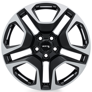 RTX Osaka 5x114.3 19x7.5 +35 Satin Black Machined