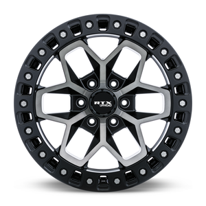 RTX Zion 6x139.7 17x9 +0 Satin Black Tinted Bronze