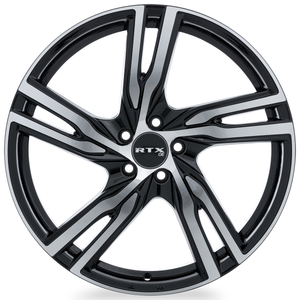 RTX Gothenburg 5x108 20x8 +45 Gloss Black Machined