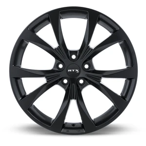 RTX Flint 5x108 17x7 +42 Satin Black