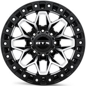 RTX Zion 8x165.1 20x9 +20 Gloss Black Machined