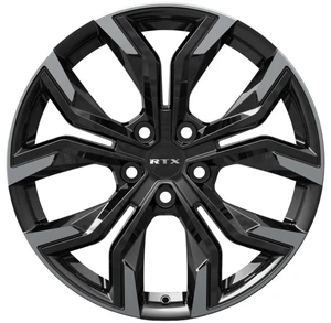 RTX Venom 5x114.3 19x8 +35 Gloss Black Machined