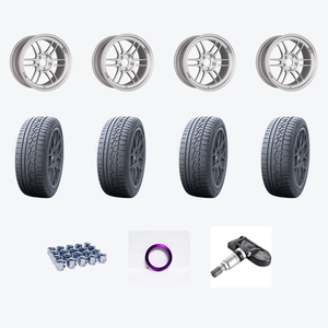 Enkei RPF1 4x100 16x8+38 Silver + Falken FAL Ziex ZE950 A/S 205/50R16 — 2022 Mazda MX-5 Miata Sport Wheel & Tire Package