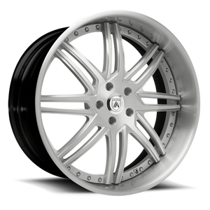 Asanti Forged AF163 5x120 22x9 +24 Black & Chrome