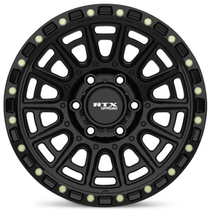RTX Striker 6x139.7 20x9 +10 Gloss Black With Milled Rivets