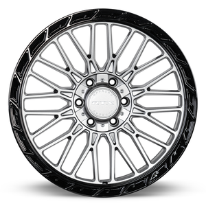 RTX Vice 6x135 22x9 +18 Gloss Gunmetal Black Lip