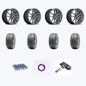 Konig Oversteer 5x114.3 18x8+45 Opal + Falken FAL Ziex ZE960 A/S 235/45R18 — 2021 Nissan Altima SV Wheel & Tire Package