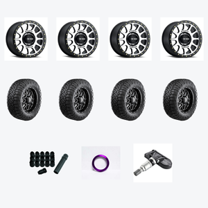Method Race Wheels 305MB NV 6x139.7 17x8.5 +0 MACHINED - MATTE BLACK LIP + Nitto NIT Ridge Grappler 275/70R17 — 2021 Toyota Tacoma TRD Sport Wheel & Tire Package