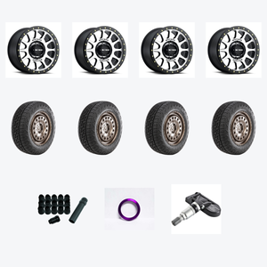 Method Race Wheels 305MB NV 6x139.7 17x8.5 +0 MACHINED - MATTE BLACK LIP + Nitto NIT Nomad Grappler 285/70R17 — 2021 Toyota 4Runner Venture Wheel & Tire Package