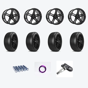 Mrr M017 20x10 +23 Front / 20x11 +43 Rear + Pirelli PIR PZero All Season 275/35R20 — 2021 Chevrolet Camaro SS Staggered Wheel & Tire Package