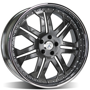 Asanti Forged AF202 5x120 22x9 +19 Dark Tint Gray