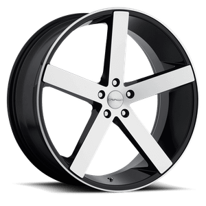 Cavallo CLV-5 5x114.3 20x8.5 +35 Gloss Black & Red Machined