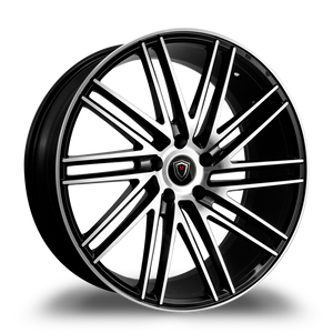 MARQUEE WHEELS M3307W 5x112 20x9 +35 Black / Machined