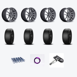 Konig Oversteer 5x114.3 18x8+35 Opal + Pirelli PIR Cinturato Weatheractive 225/40R19 — 2021 Nissan Altima SV Wheel & Tire Package