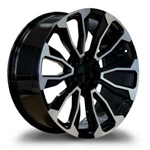 REPLICA WHEELS R671 6x139.7 24x10 +24 Gloss Black Machine