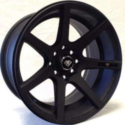 WHITE DIAMOND W3908 8x100 17x9 +30 Black - Matte Black