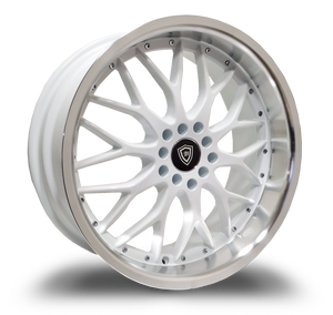 WHITE DIAMOND W503 10x100 18x8 +35 Gloss White/machine Lip