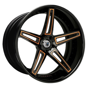 Asanti Forged CX506 5x127 22x11 +50 Gloss Black
