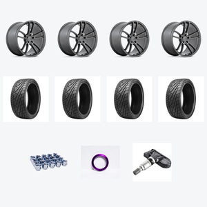 American Racing Ar941 Mach Five 20x10 +35 Front / 20x11 +50 Rear + Venom Power Ragnarok GTS 285/35R20 — 2021 Ford Mustang GT Staggered Wheel & Tire Package