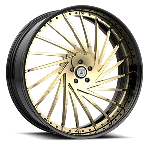 Asanti Forged FS04 5x127 24x9 +5 Polished Gold