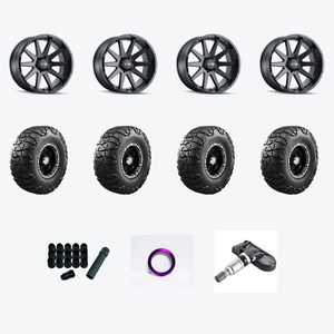 Ion Type 143 6x139.7 20x10-19 Matte Black + Nitto NIT Mud Grappler 35X12.50R20/10 — 2021 Ford Ranger XL Wheel & Tire Package