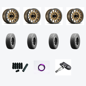 Method Race Wheels 305BZ NV 6x139.7 18x9 -12 METHOD BRONZE + Falken FAL Rubitrek A/T 285/70R17 — 2021 Ford Ranger XL Wheel & Tire Package
