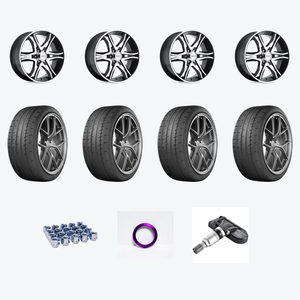 American Racing AR893 MAINLINE 5x114.3 18x8.5 +30 GLOSS BLACK MACHINED + Yokohama YOK Advan Apex 255/40R18/4 — 2021 Infiniti Q50 Red Sport 400 Wheel & Tire Package