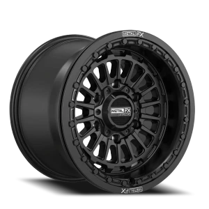 Metal-FX Delta 6R Beadlock 6x139.7 15x10 +38 Satin Black