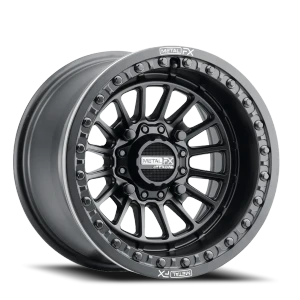 Metal-FX Delta Beadlock UTV 4x136.5 15x10 +0 Satin Black