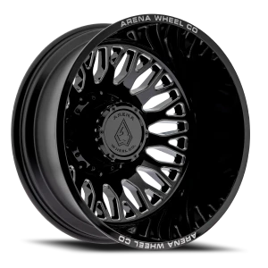 Arena Dually Monarch 10x225 20x8.25 -202 Gloss Black Milled