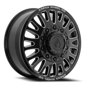 Arena Dually Sultan 10x225 22x8.25 +100 Gloss Black Milled