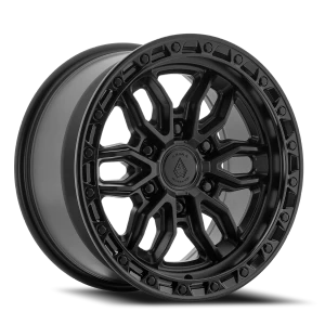 Arena Pursuit 6x135 20x10 -18 Satin Black Glossy Black Lip