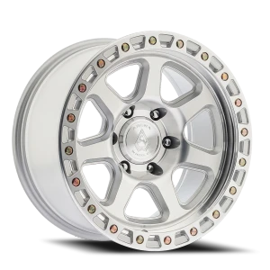 Arena Throttle 6x139.7 17x9 +0 Gloss Silver Machined