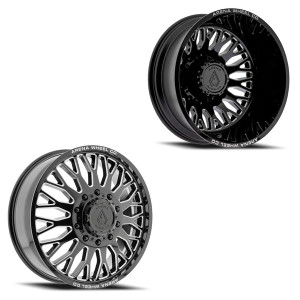 Arena Dually Monarch 8x210 20x8.25 -220 Gloss Black Milled