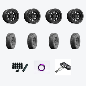 XD XD137 FMJ 6X135/6X139.7 20X9 +0 SATIN BLACK + Falken FAL Wildpeak R/T01 33X12.50R20/10 — 2021 Ford F-150 XL Wheel & Tire Package