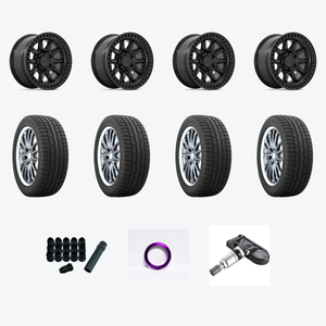 Black Rhino CALICO 5X120 17X8.5 +34 MATTE BLACK + Toyo TOY Observe GSI-6 LS 265/60R18 — 2021 Honda Ridgeline Sport Wheel & Tire Package