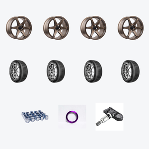 Enkei T6R 5x114.3 18x8.5+38 Matte Bronze + Nexen NEX N'Fera AU7 245/45R18 — 2021 Toyota Camry Hybrid LE Wheel & Tire Package