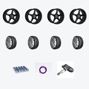 Enkei Kojin 5x120 18x9.5+35 Matte Black + Nexen NEX N'Fera AU7 245/40R18 — 2021 Honda Civic Type R Limited Edition Wheel & Tire Package