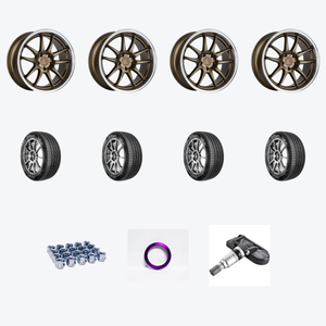 Aodhan DS02 5x114.3 18x9.5+30 Bronze w/Machined Lip + Nexen NEX N'Fera AU7 255/40R18 — 2021 Honda Accord EX-L Wheel & Tire Package