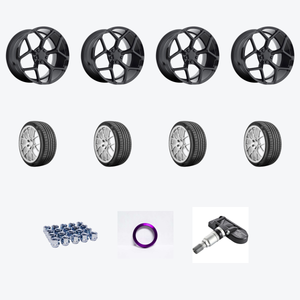 Mrr M228 20x9 +25 Front / 20x10 +23 Rear + Nexen NEX N5000 Platinum 245/40R20 — 2021 Chevrolet Camaro SS Staggered Wheel & Tire Package