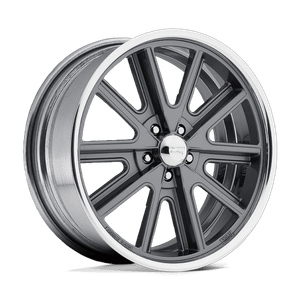 American Racing Vintage COBRA 5x114.3 17x9 +12 Two-pc Mag Gray Polish Barrel