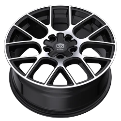Edge Street 356MB 5x108 / 5x114.3 20x8.5 +40 Gloss Black Machined Face